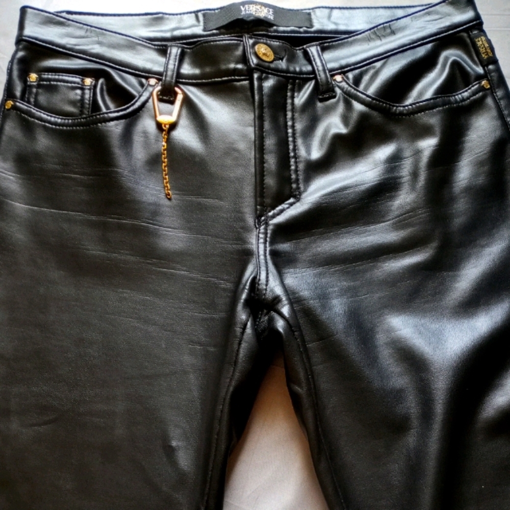 Men's Versace Leather pants